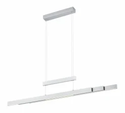 Pendelleuchten|Trio LED-Pendelleuchte Trajan Nickel matt