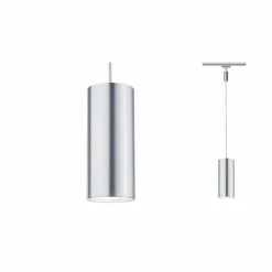 Paulmann Schienensysteme-LED-Pendelleuchte URail Barrel Silber