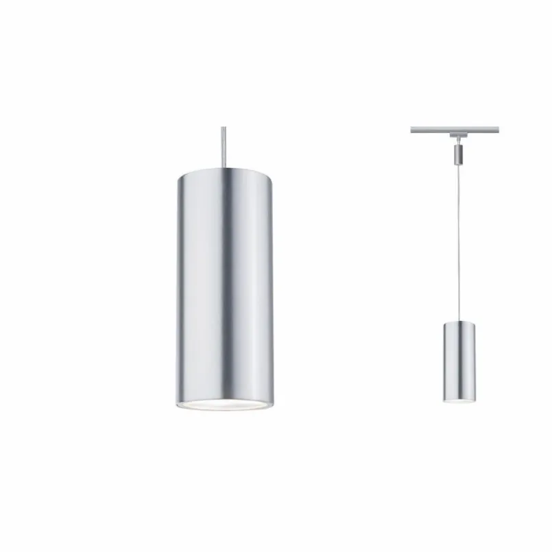 Paulmann Schienensysteme-LED-Pendelleuchte URail Barrel Silber