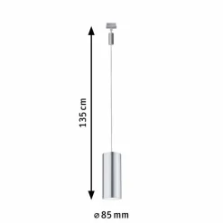 Paulmann Schienensysteme-LED-Pendelleuchte URail Barrel Silber