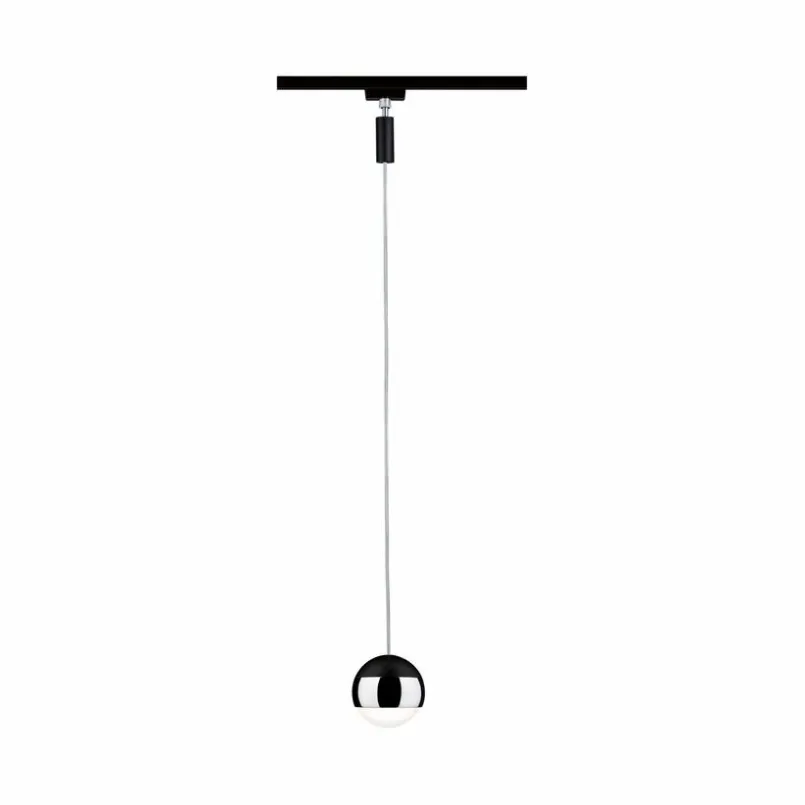 Paulmann Schienensysteme-LED-Pendelleuchte URail Caspule II Schwarz