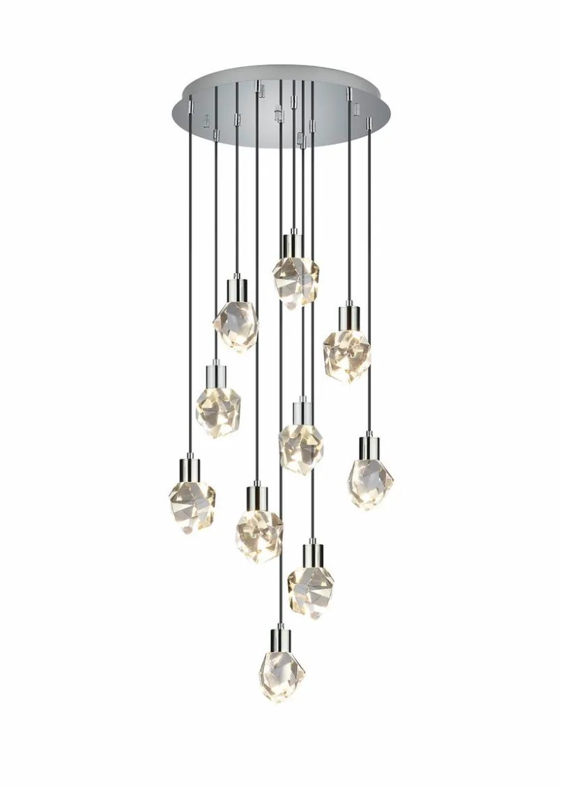 Pendelleuchten|Trio Select LED-Pendelleuchte Verano Chrom