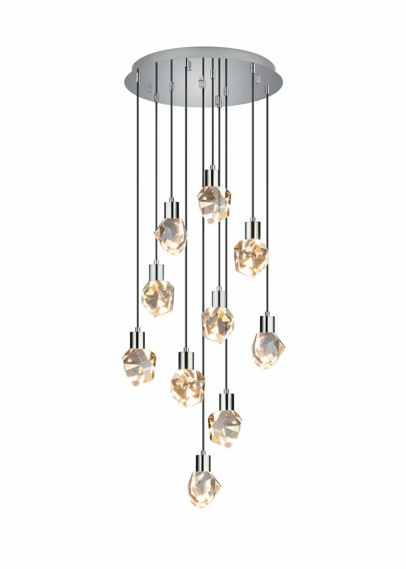 Pendelleuchten|Trio Select LED-Pendelleuchte Verano Chrom