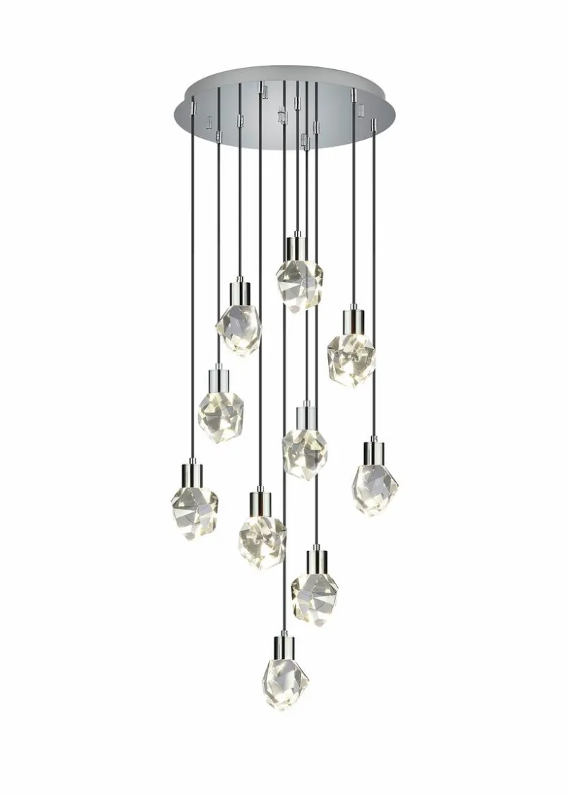 Pendelleuchten|Trio Select LED-Pendelleuchte Verano Chrom