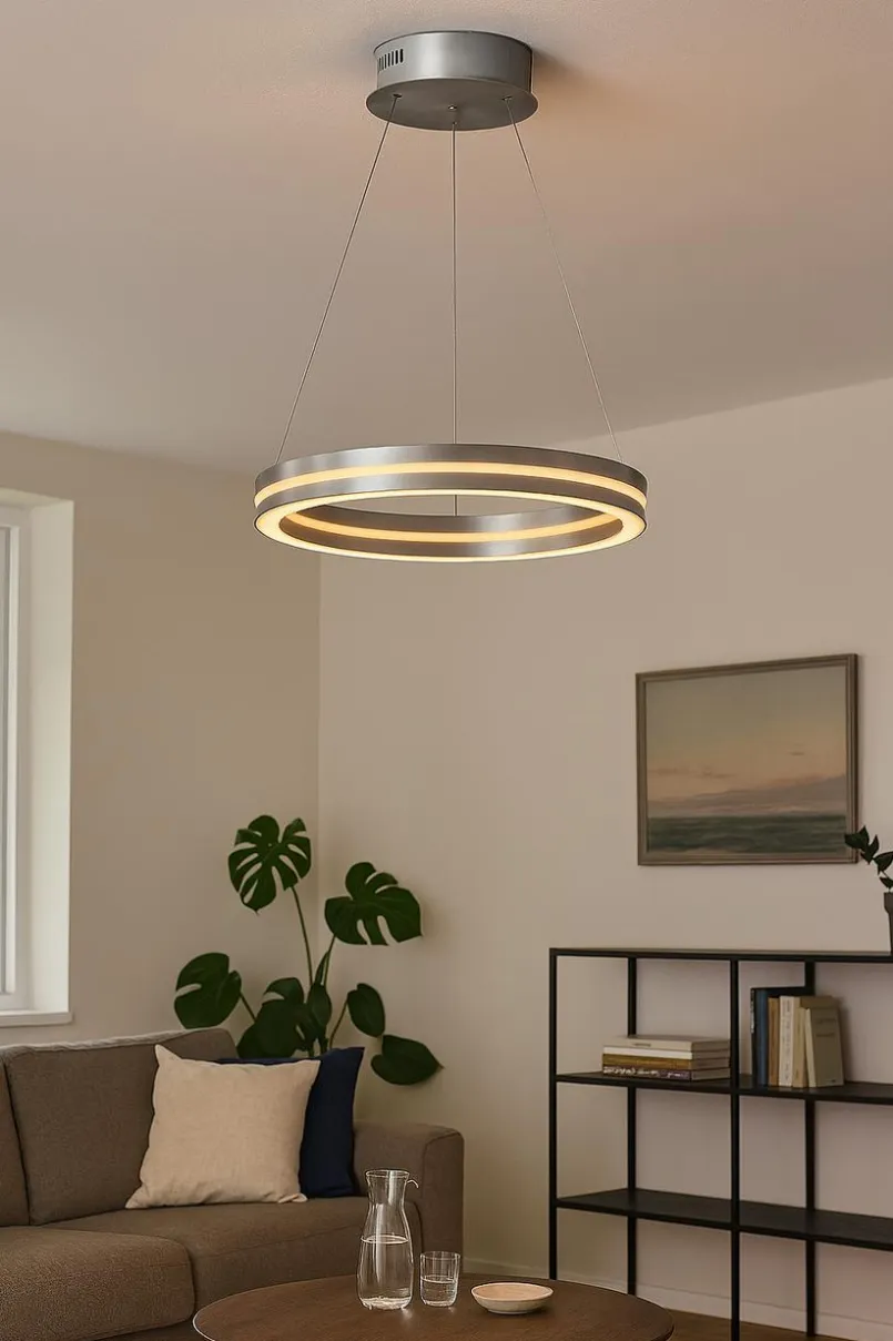 Brilliant Pendelleuchten-LED-Pendelleuchte Vita Alu