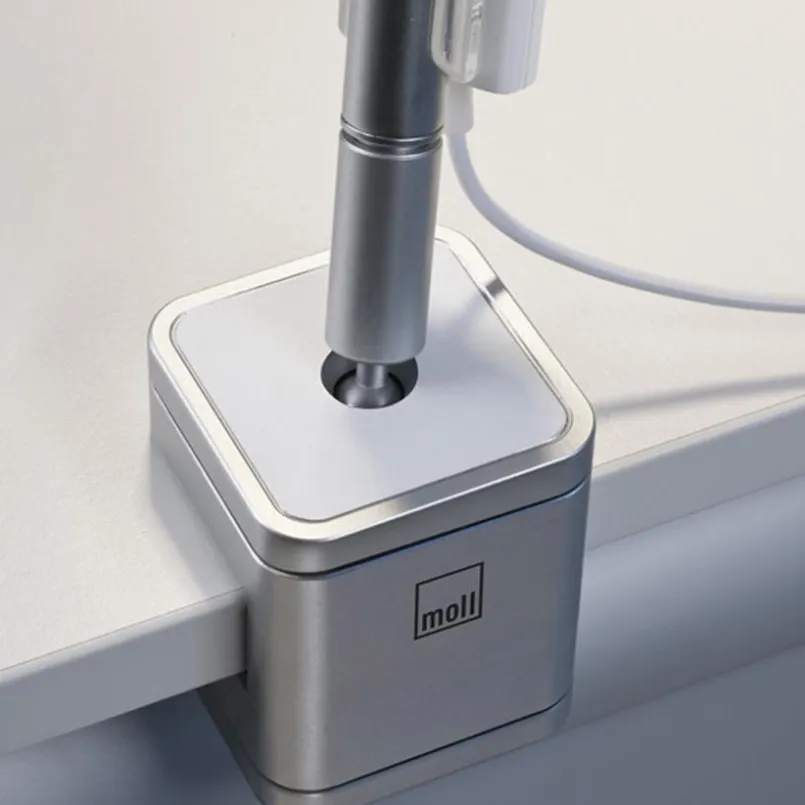 Klemmleuchten|Kinder- & Jugendschreibtische|Moll LED-Schreibtischlampe Flexlight Alu