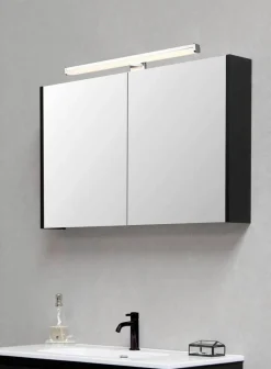 Trio Spiegelleuchten|Wandleuchten-LED-Spiegelleuchte Lino Chrom