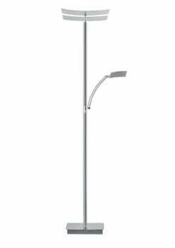 Stehlampen|Hell LED-Stehlampe Andy Nickel matt