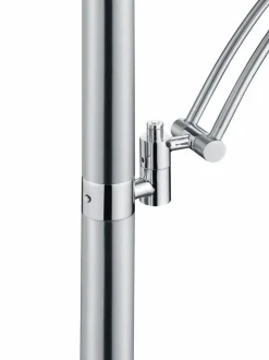 Stehlampen|Hell LED-Stehlampe Andy Nickel matt