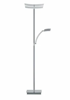Stehlampen|Hell LED-Stehlampe Andy Nickel matt