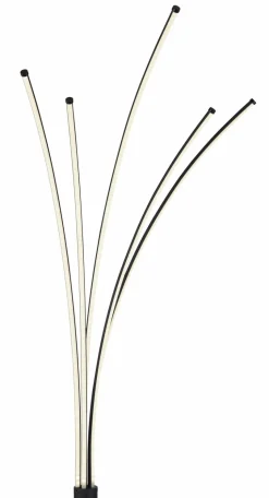 Stehlampen|Stehlampen|Globo LED-Stehlampe Bizzy Schwarz