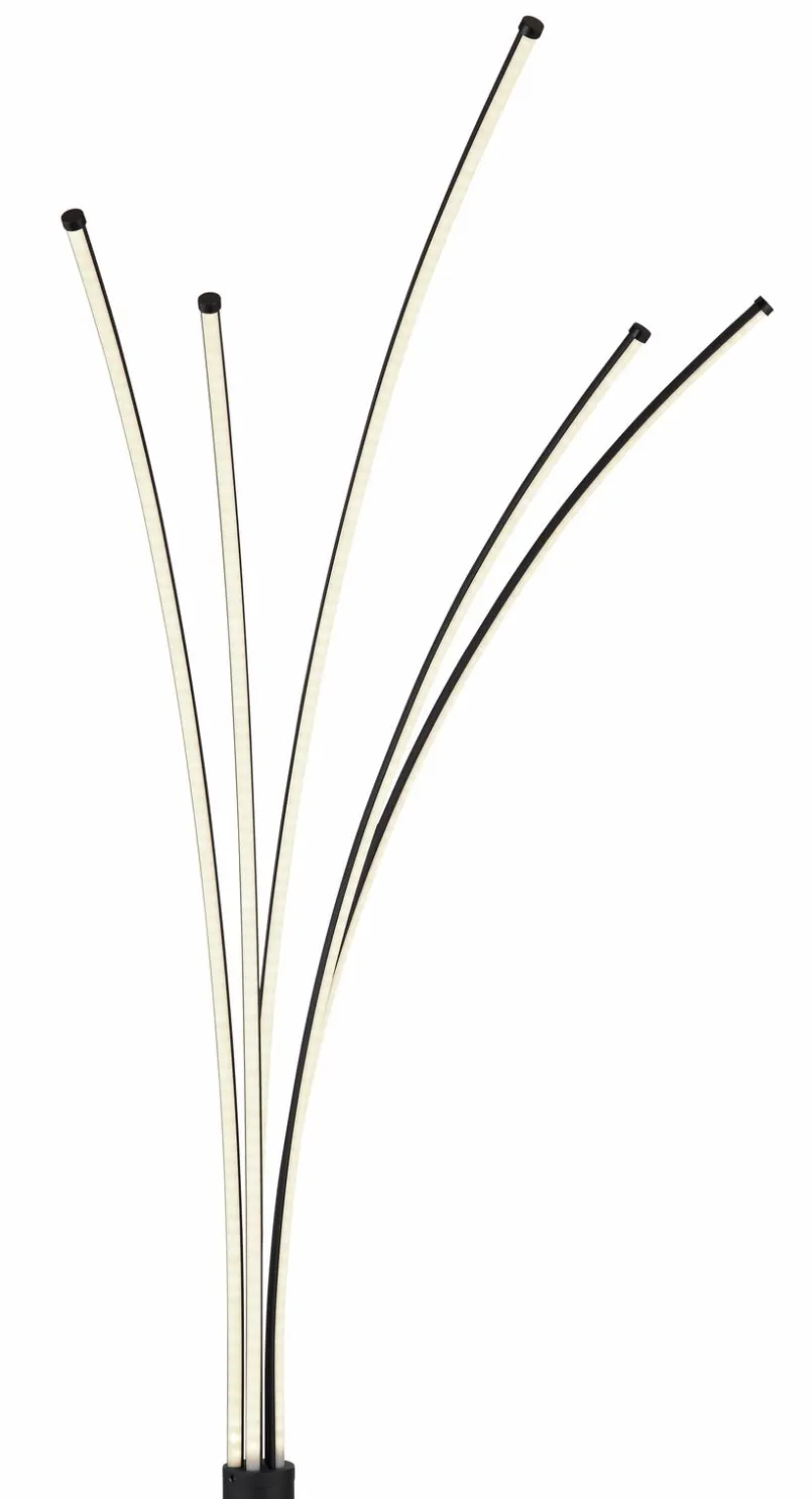 Stehlampen|Stehlampen|Globo LED-Stehlampe Bizzy Schwarz