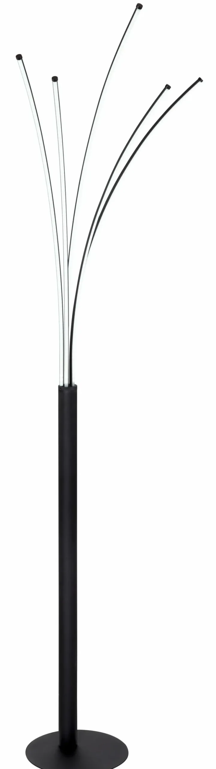 Stehlampen|Stehlampen|Globo LED-Stehlampe Bizzy Schwarz