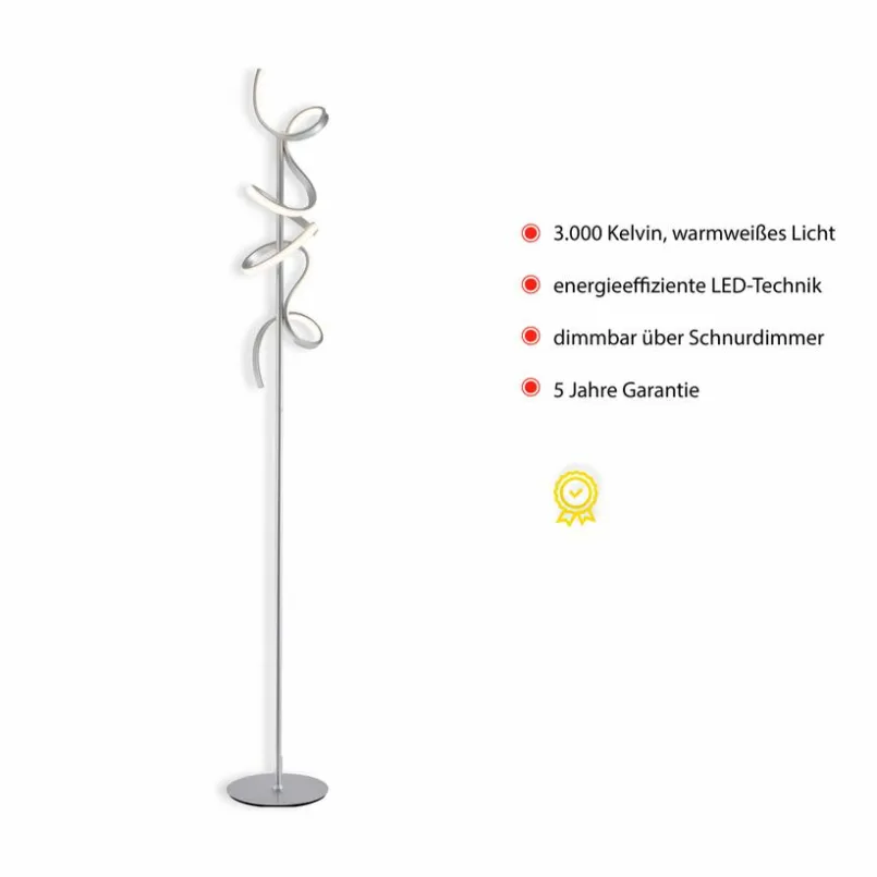 LED-Stehlampe Curls<JUST LIGHT. Clearance