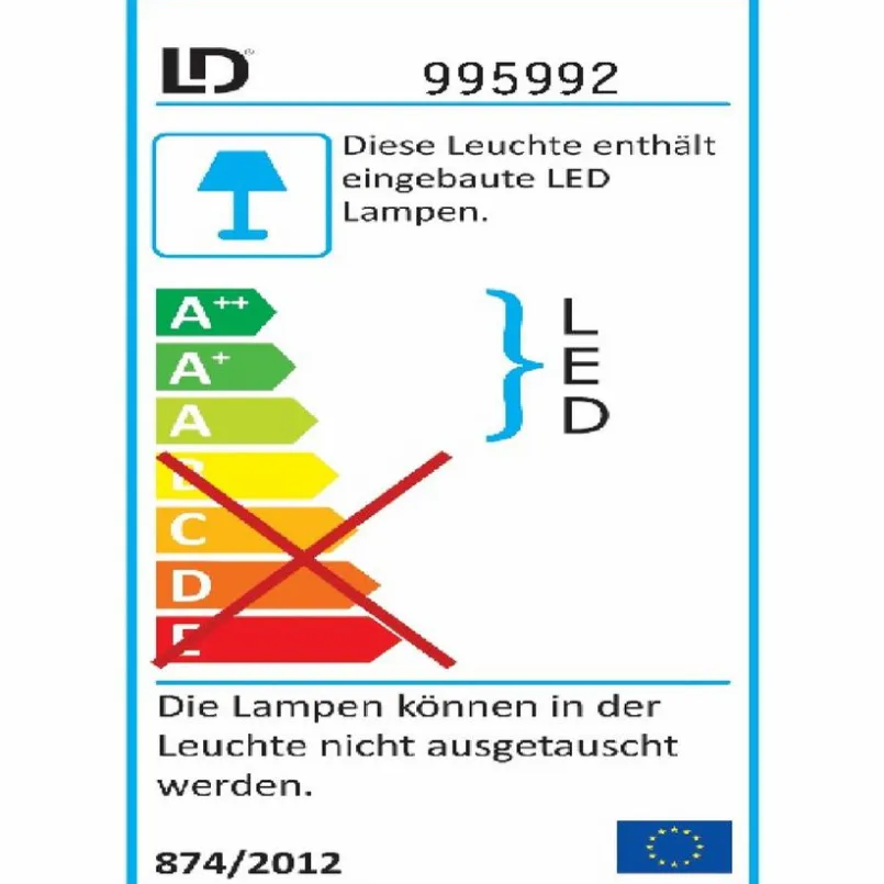 LED-Stehlampe Curls<JUST LIGHT. Clearance