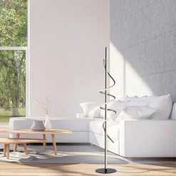 Stehlampen|JUST LIGHT. LED-Stehlampe Emanda Schwarz