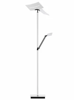 Hell Stehlampen-LED-Stehlampe Evolo Weiß