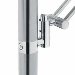 Stehlampen|Hell LED-Stehlampe Findus Nickel matt / Chrom