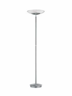 Stehlampen|Hell LED-Stehlampe Findus Nickel matt