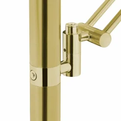 Hell Stehlampen-LED-Stehlampe Findus Messing