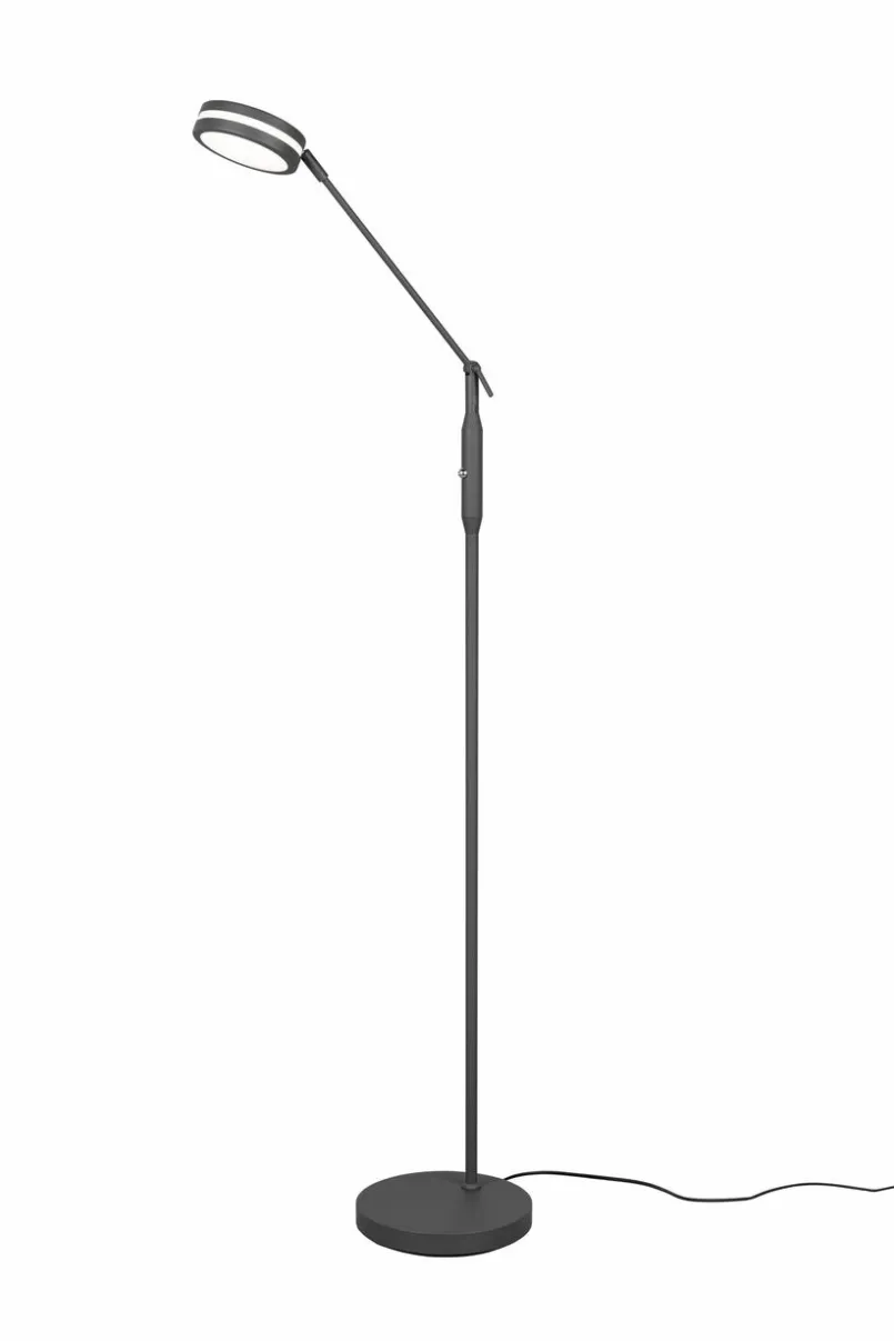Trio Stehlampen-LED-Stehlampe Franklin Anthrazit