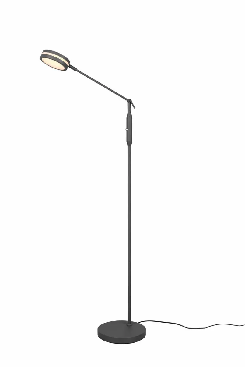 Trio Stehlampen-LED-Stehlampe Franklin Anthrazit