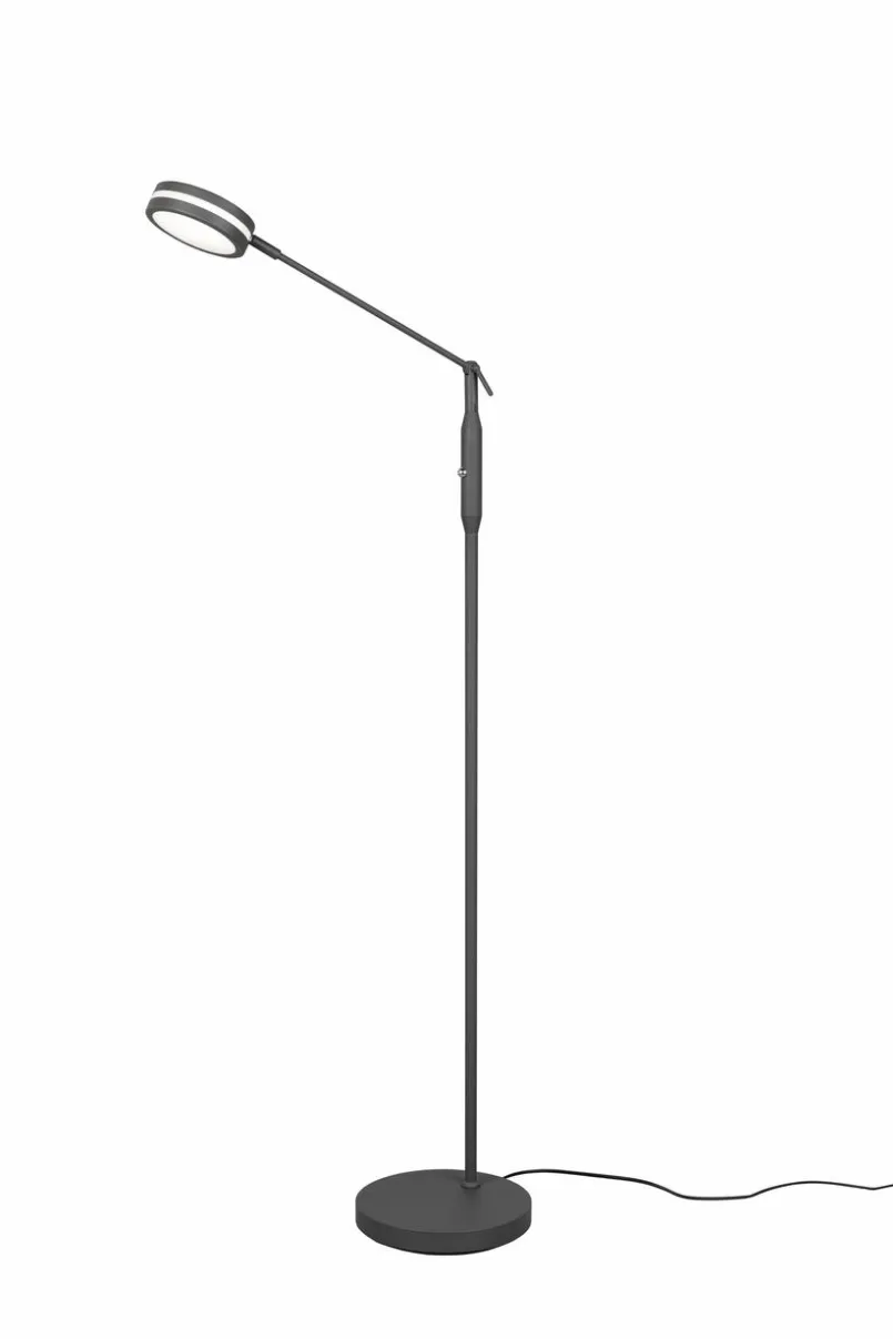 Trio Stehlampen-LED-Stehlampe Franklin Anthrazit