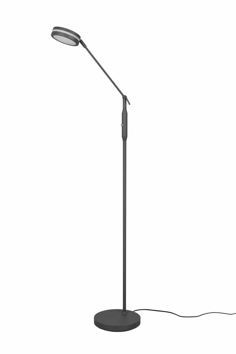 Trio Stehlampen-LED-Stehlampe Franklin Anthrazit