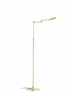 Hell Stehlampen-LED-Stehlampe Johann Messing