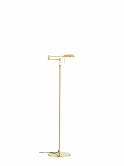 Hell Stehlampen-LED-Stehlampe Johann Messing