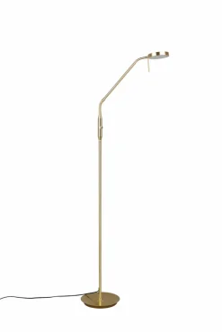 Trio Stehlampen-LED-Stehlampe Monza Messing