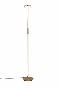 Trio Stehlampen-LED-Stehlampe Monza Messing