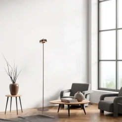 Q SMART HOME LIGHTS Stehlampen-LED-Stehlampe Q-Rotate Braun
