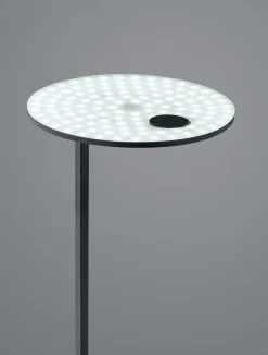 Hell Stehlampen-LED-Stehlampe Sole Schwarz