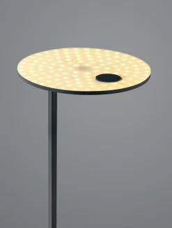 Hell Stehlampen-LED-Stehlampe Sole Schwarz