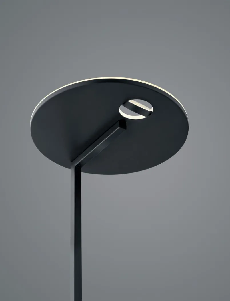 Hell Stehlampen-LED-Stehlampe Sole Schwarz