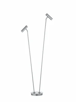 Stehlampen|Hell LED-Stehlampe Tom Pro Nickel matt / Chrom