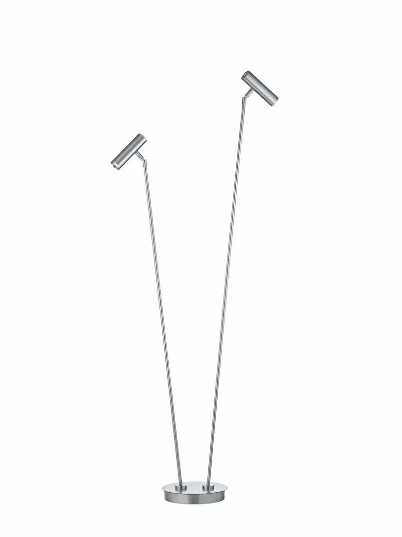 Stehlampen|Hell LED-Stehlampe Tom Pro Nickel matt / Chrom