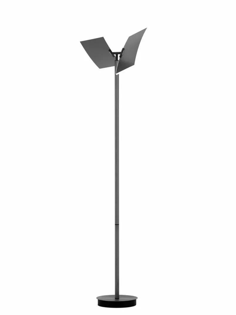 Hell Stehlampen-LED-Stehlampe Twice Anthrazit