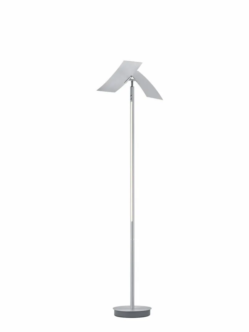 Hell Stehlampen-LED-Stehlampe Twice Alu