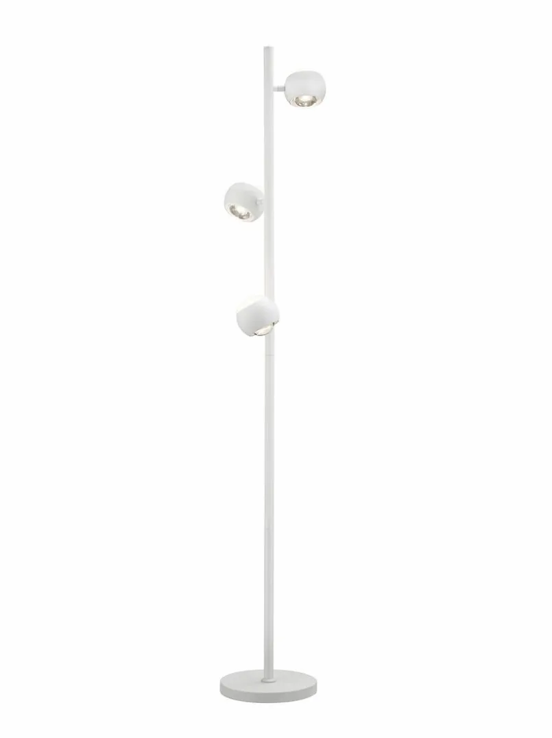 Stehlampen|Musterring Leuchten LED-Stehleuchte Cannon Weiß