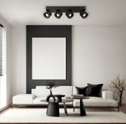 Globo Spots & Strahle-LED-Strahler Rae Schwarz