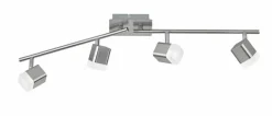 Reality Leuchten Spots & Strahle-LED-Strahler Roubaix Nickel matt