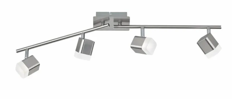 Reality Leuchten Spots & Strahle-LED-Strahler Roubaix Nickel matt