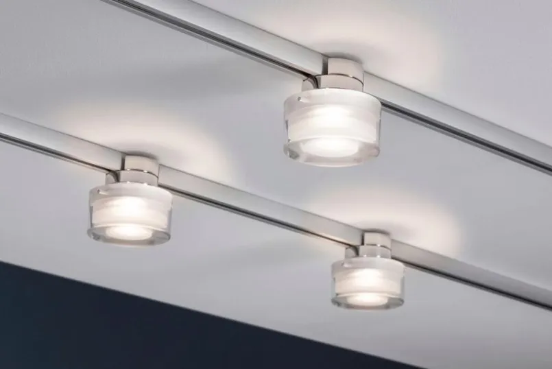 Schienensysteme|Paulmann LED-Strahler Topa Silber