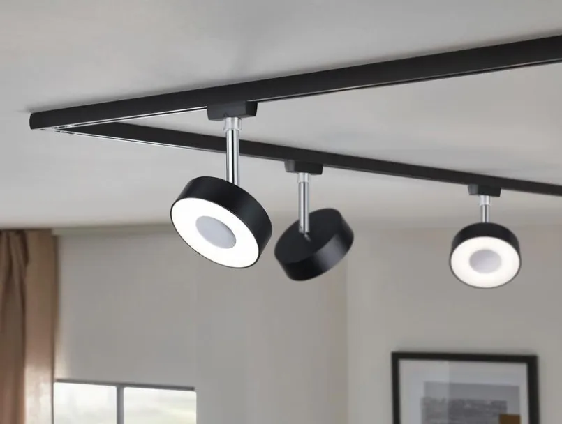 Schienensysteme|Paulmann LED-Strahler URail Circle Schwarz