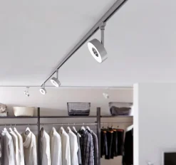 Paulmann Schienensysteme-LED-Strahler URail Circle Chrom Matt