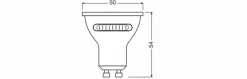 Osram Gu10-LED-Strahlerform GU10/4,2 Watt/Energie E Weiß