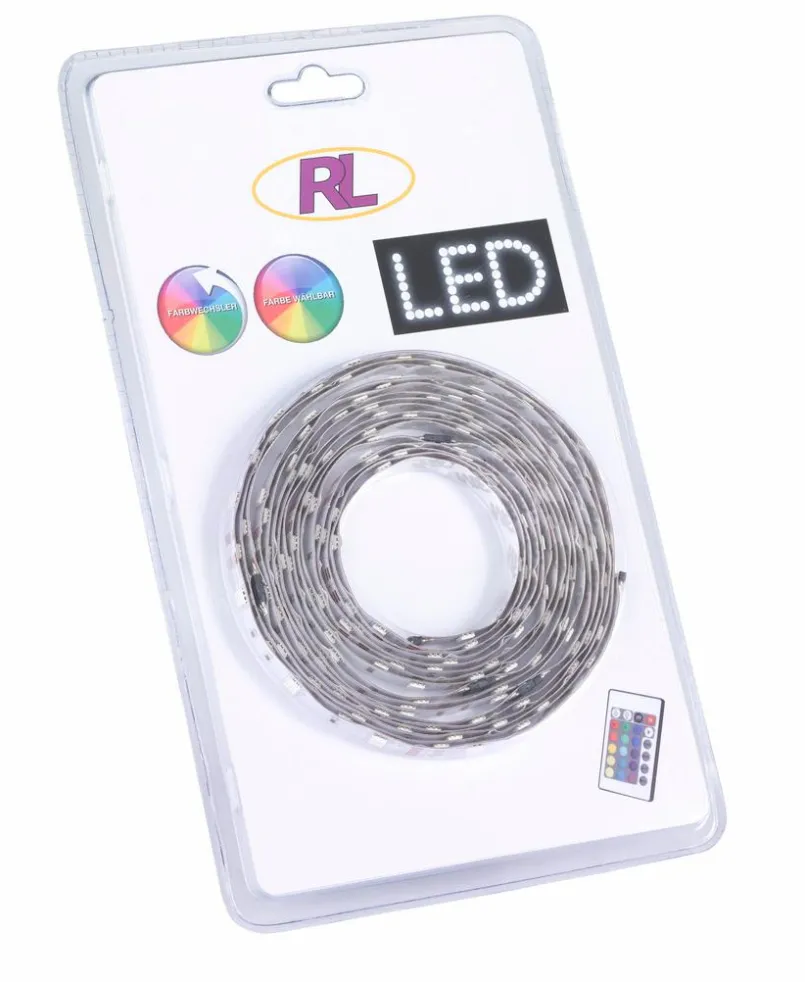 Reality Leuchten Led-Stripes & Lichterketten-LED-Stripes 5 m Transparent