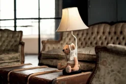 Kinderlampen|Kinderlampen|Happy Lamps LED-Tischleuchte Charles der Bär Braun